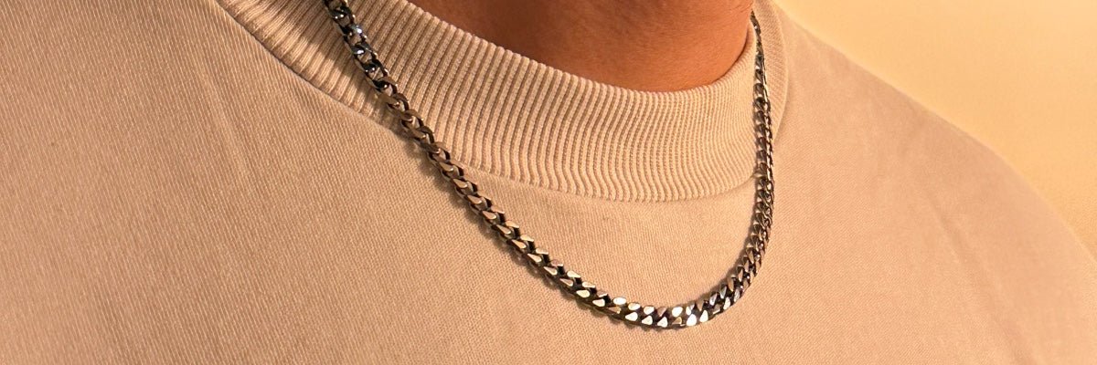 Silver cuban link on sale chain