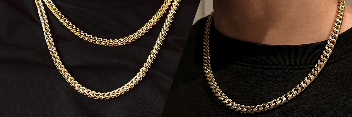 Micro cuban chain on sale gold