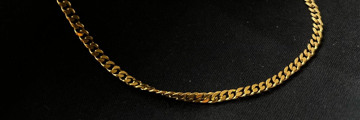 gold plated cuban chain
