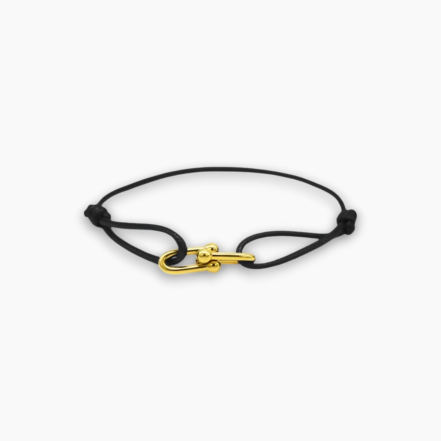 Apollo Black Bracelet - Gold