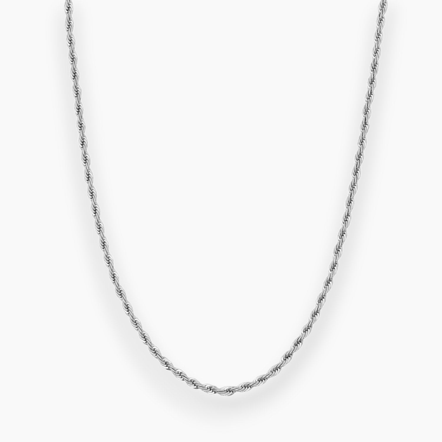 2mm Rope Chain - Silver