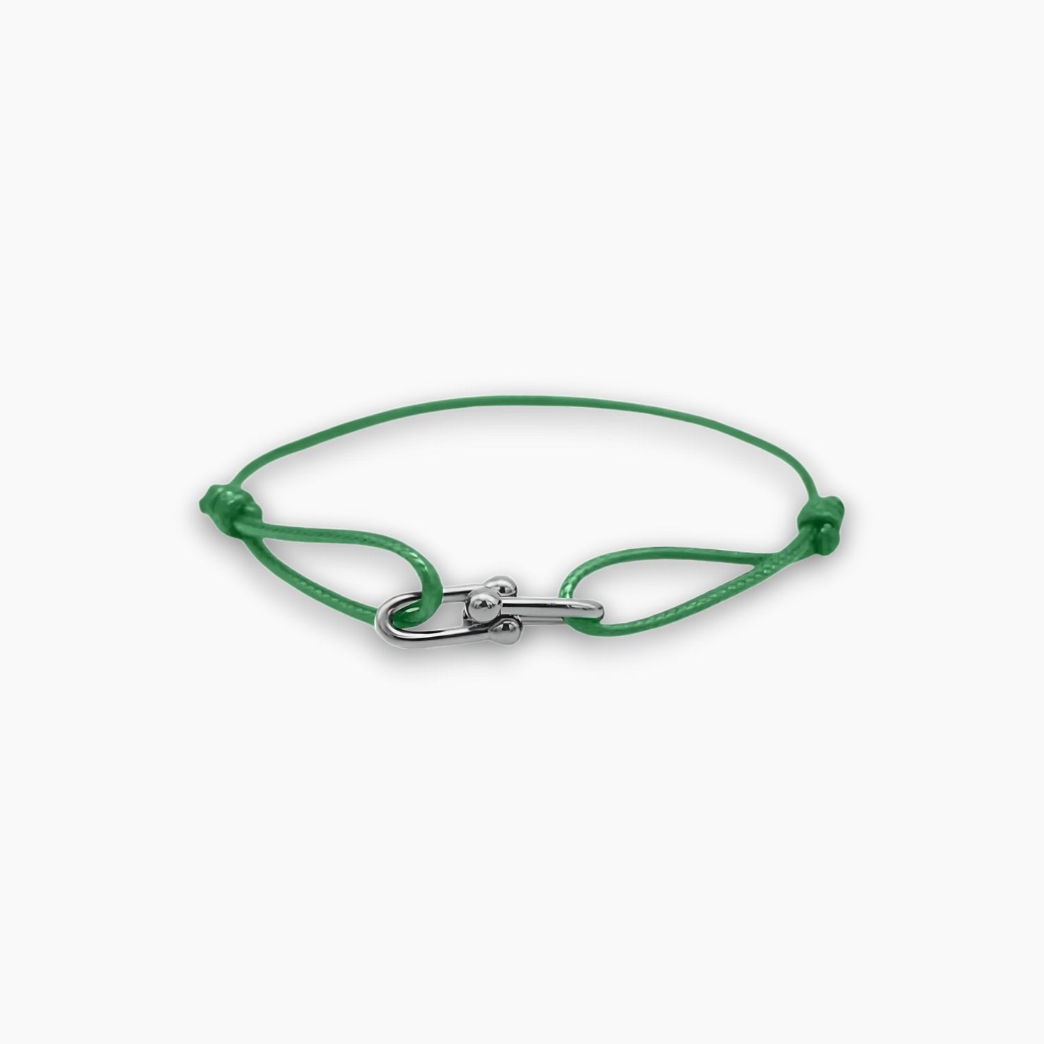 Apollo Green Bracelet - Silver