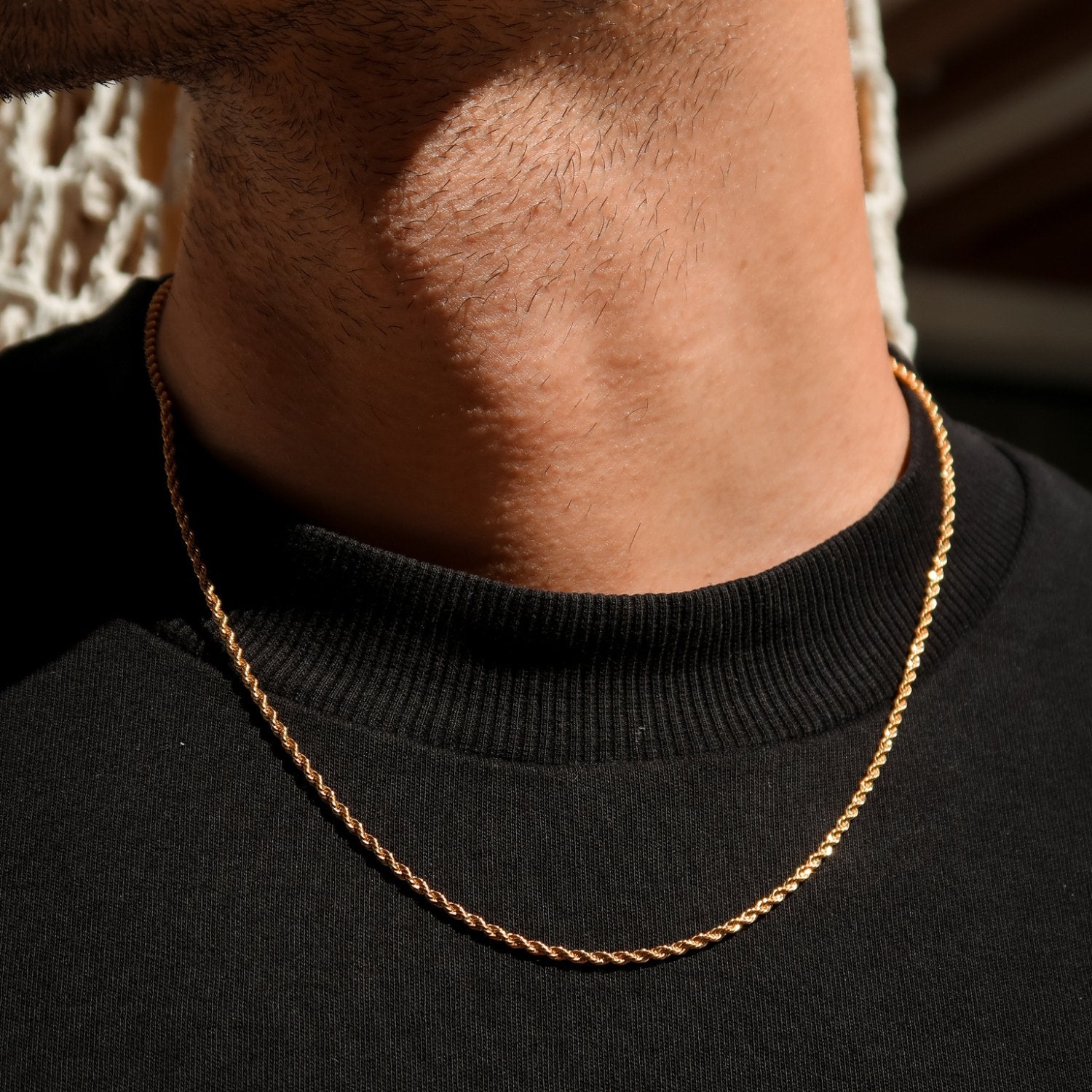 2mm Rope Chain - Gold