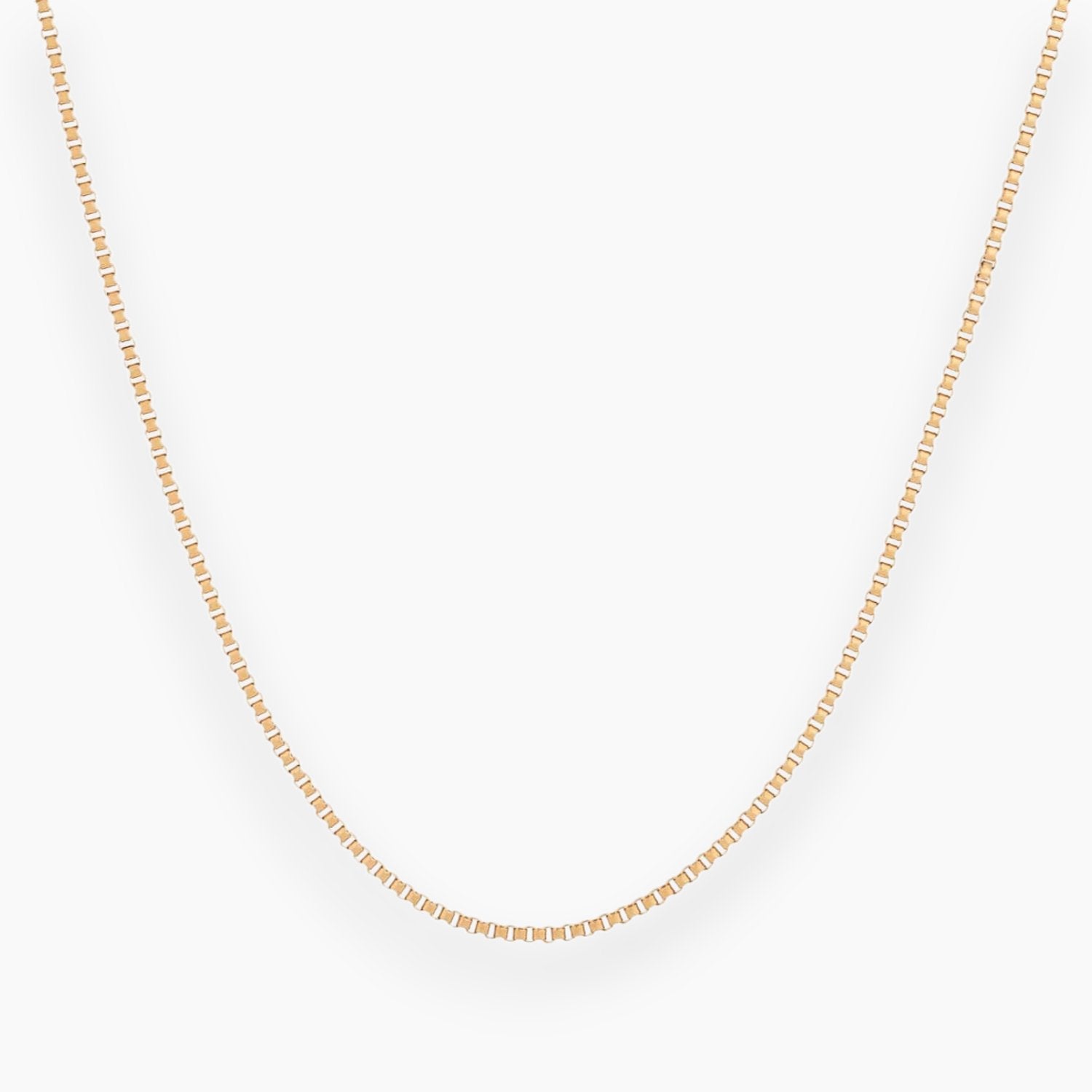 2mm Box Chain - Gold