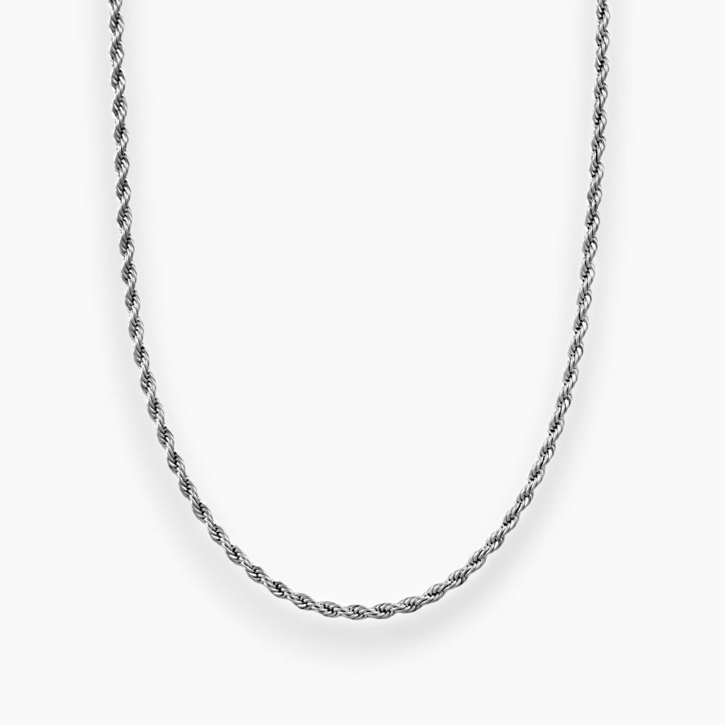 3mm Rope Chain - Silver