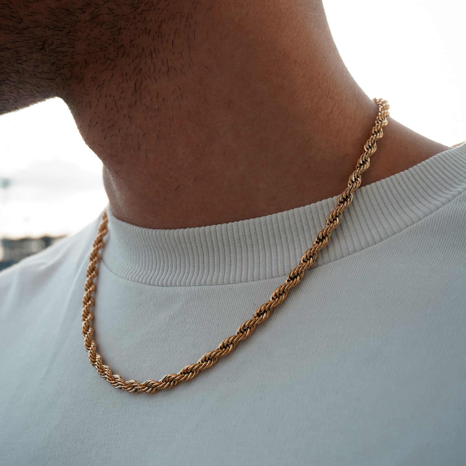 5mm Rope Chain - Gold