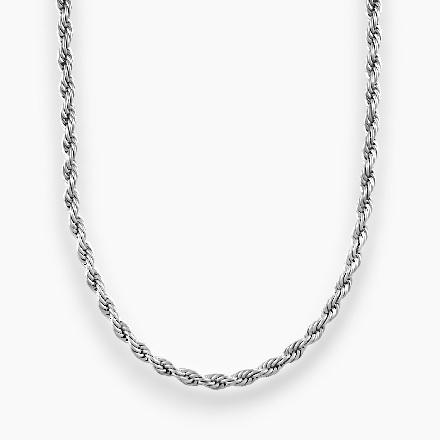 5mm silver rope chain