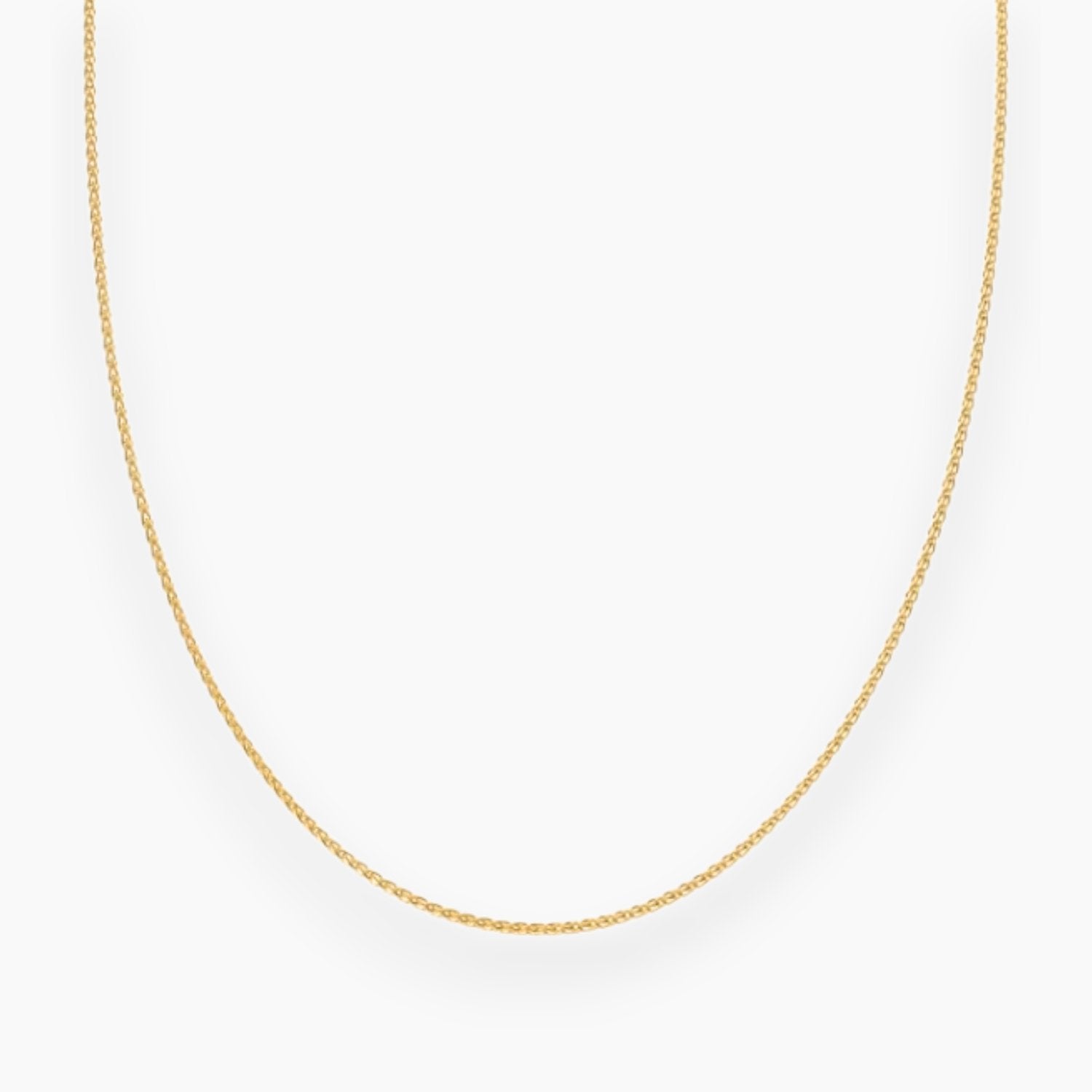 2mm Wheat Chain - Gold