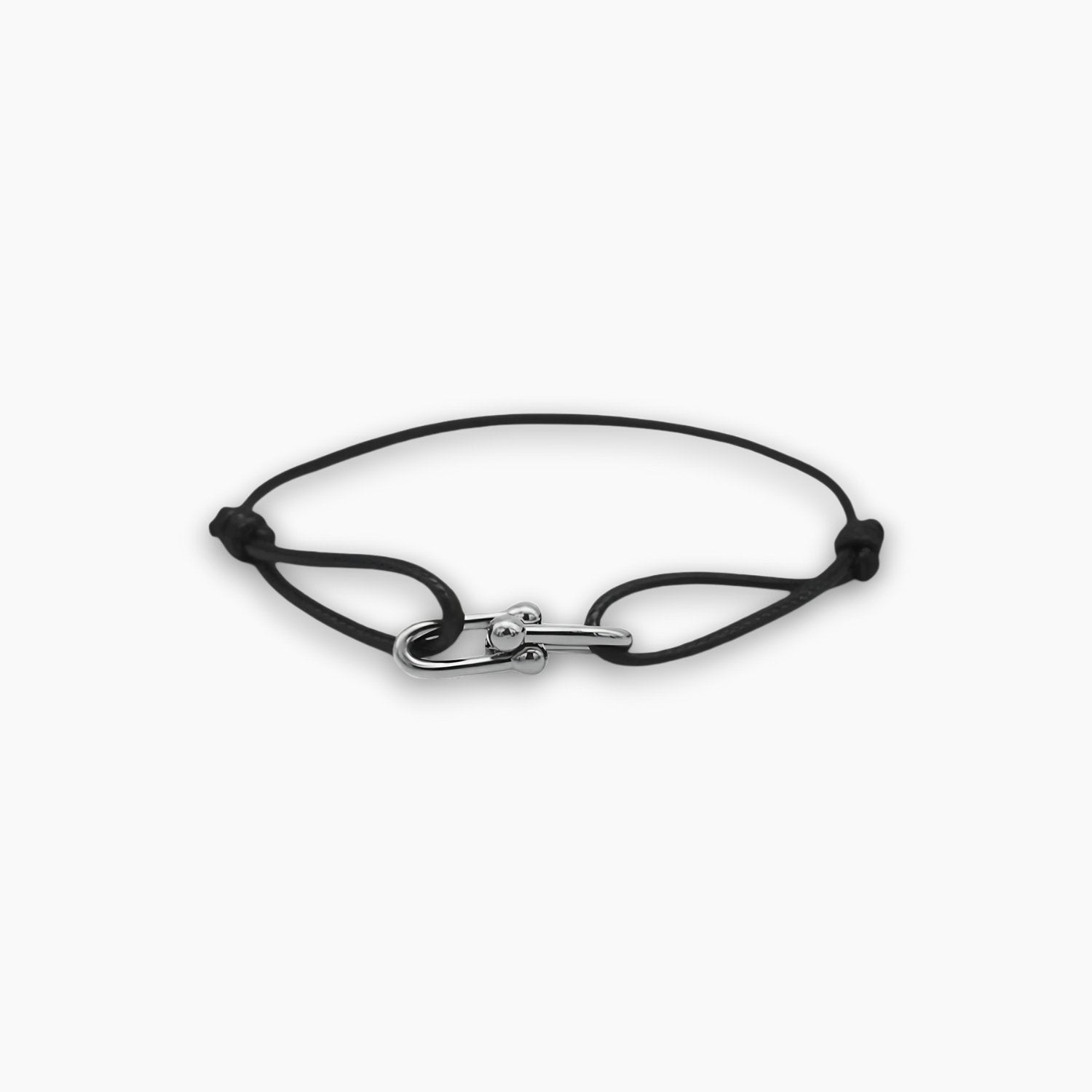 Apollo Black Bracelet - Silver