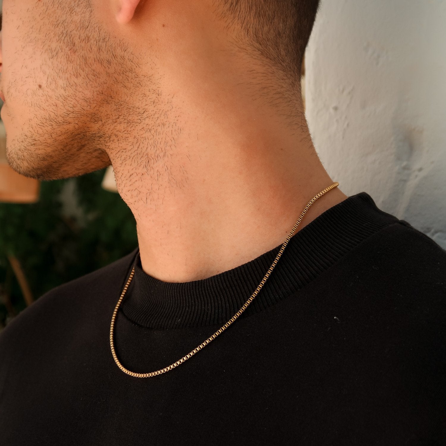 2mm Box Chain - Gold