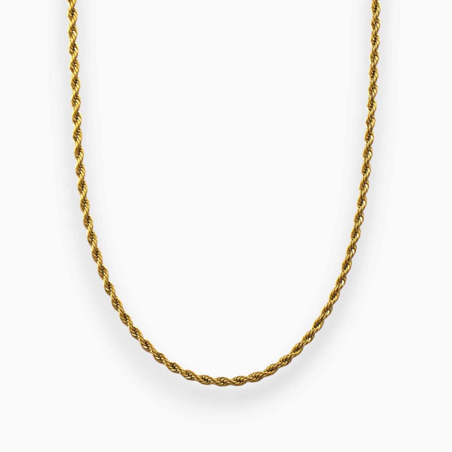 3mm gold rope chain