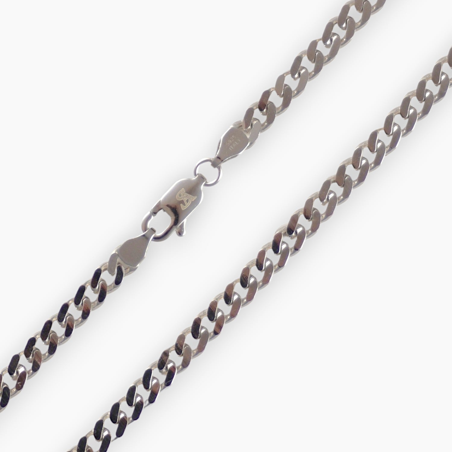 925 sterling silver cuban chain clasp