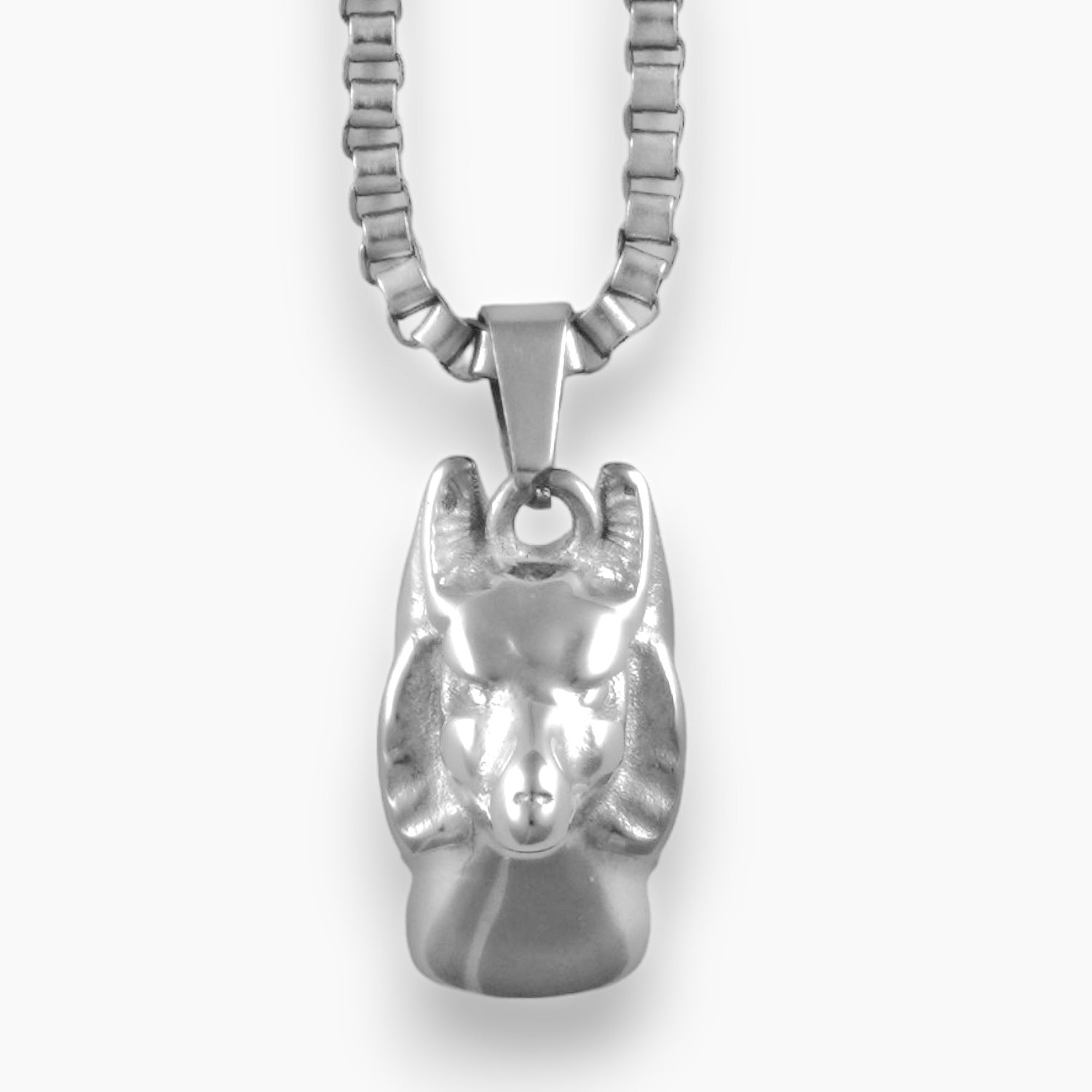 anubis pendant silver