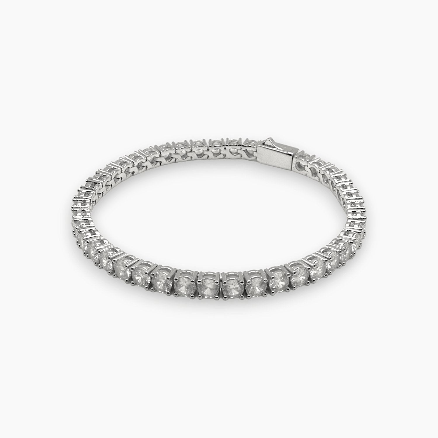 4mm silver tennis bracelet
